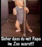 Mit Papa Im Zoo